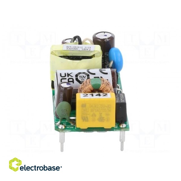 Power supply: switching | 10W | 120÷370VDC | 85÷264VAC | OUT: 1 | 830mA image 9