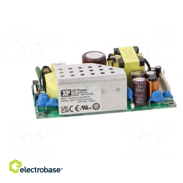 Power supply: switched-mode | open | 150W | 85÷264VAC | OUT: 1 | 28VDC image 3