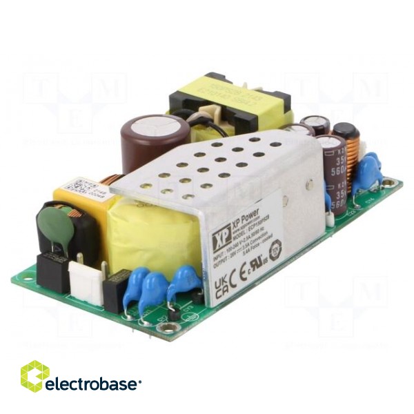 Power supply: switched-mode | open | 150W | 85÷264VAC | OUT: 1 | 28VDC image 1