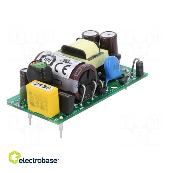 Power supply: switched-mode | 15W | 120÷370VDC | 85÷264VAC | OUT: 1 фото 2