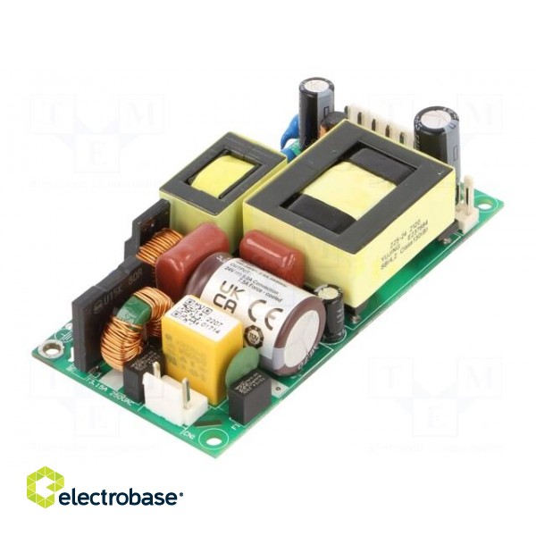 Power supply: switched-mode | open | 180W | 85÷264VAC | OUT: 1 | 24VDC image 1