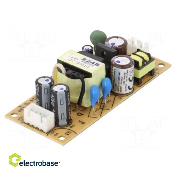 Power supply: switched-mode | open | 20W | 120÷370VDC | 90÷264VAC image 1