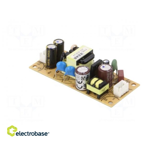 Power supply: switched-mode | open | 20W | 120÷370VDC | 90÷264VAC paveikslėlis 4