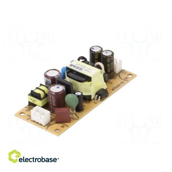 Power supply: switched-mode | open | 20W | 120÷370VDC | 90÷264VAC paveikslėlis 6