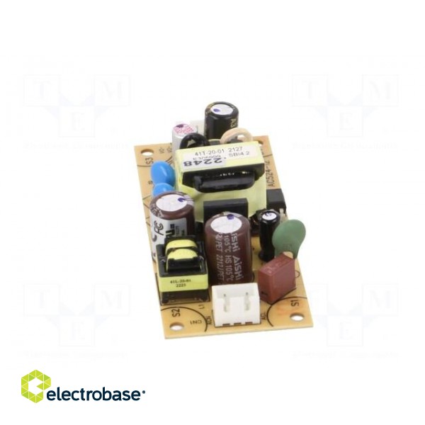 Power supply: switched-mode | open | 20W | 120÷370VDC | 90÷264VAC paveikslėlis 5