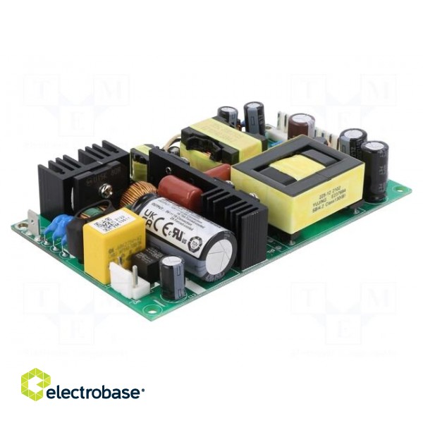 Power supply: switched-mode | open | 225W | 85÷264VAC | OUT: 1 | 12VDC image 1