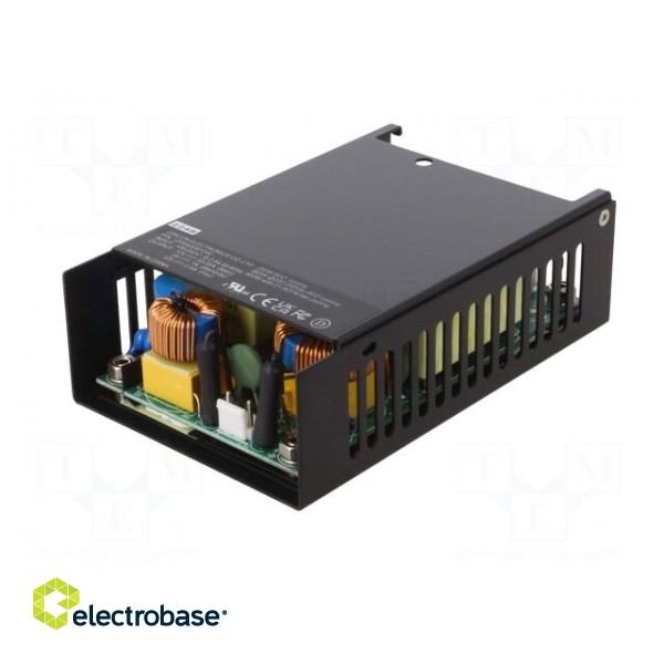 Power supply: switched-mode | open | 370/400W | 80÷264VAC | 12VDC paveikslėlis 2