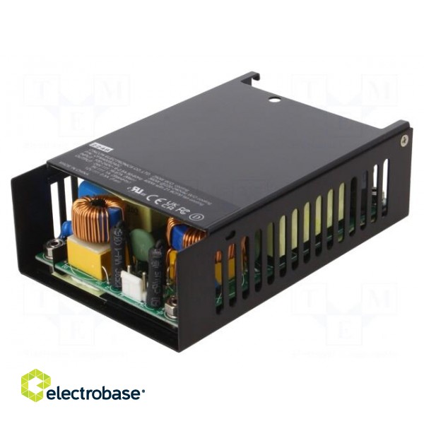 Power supply: switched-mode | open | 370/400W | 80÷264VAC | 24VDC image 1