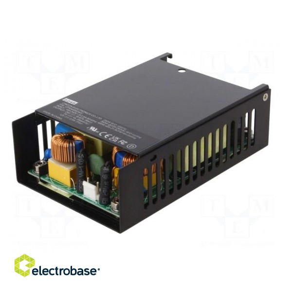 Power supply: switched-mode | open | 370/400W | 80÷264VAC | 24VDC фото 2