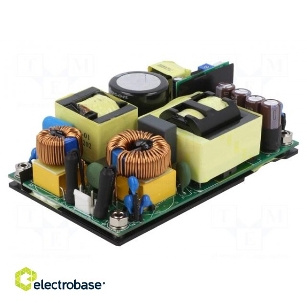 Power supply: switched-mode | open | 370/400W | 80÷264VAC | 48VDC image 1