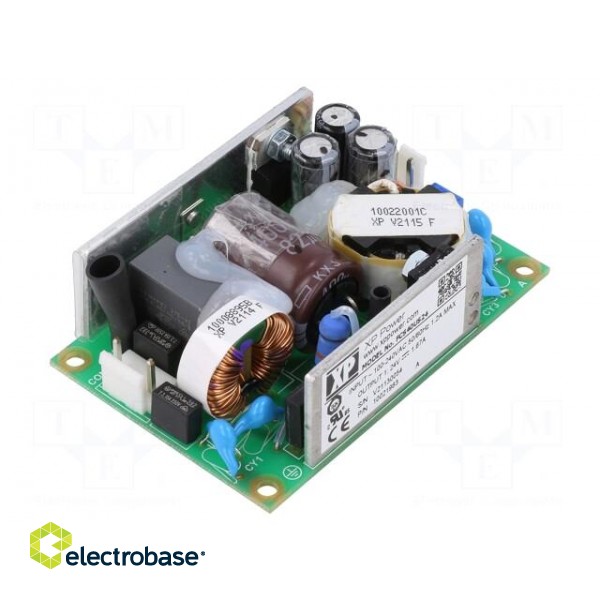Power supply: switched-mode | open | 40W | 80÷264VAC | OUT: 1 | 24VDC image 1