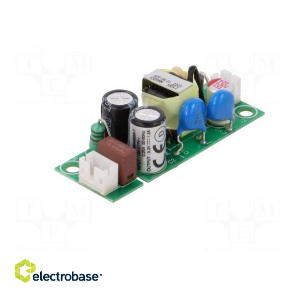 Power supply: switched-mode | open | 4W | 120÷431VDC | 85÷305VAC | 1.2A фото 2