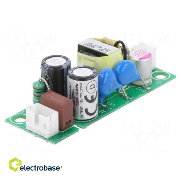Power supply: switched-mode | open | 4W | 120÷431VDC | 85÷305VAC | 81% image 1