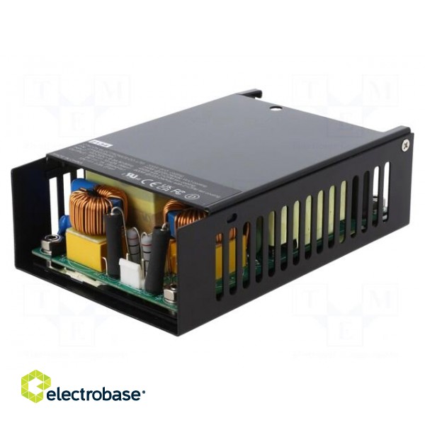 Power supply: switched-mode | open | 500W | 80÷264VAC | 48VDC | 10.42A image 1