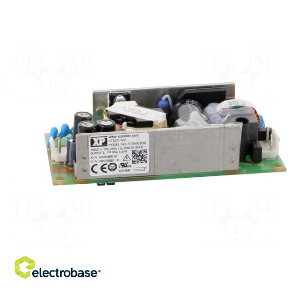 Power supply: switched-mode | open | 60W | 80÷264VAC | OUT: 1 | 36VDC image 3
