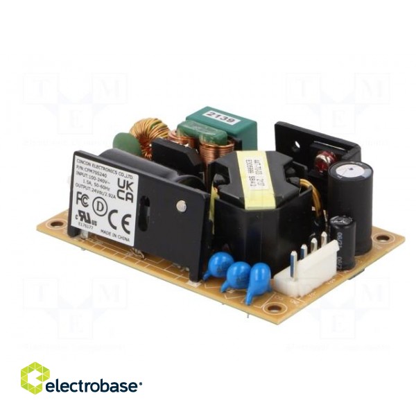 Power supply: switched-mode | open | 70W | 90÷264VAC | 24VDC | 2.94A image 4