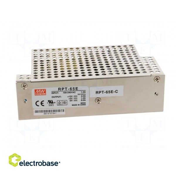 Power supply: switched-mode | modular | 62.5W | 127÷370VDC | OUT: 3 фото 3