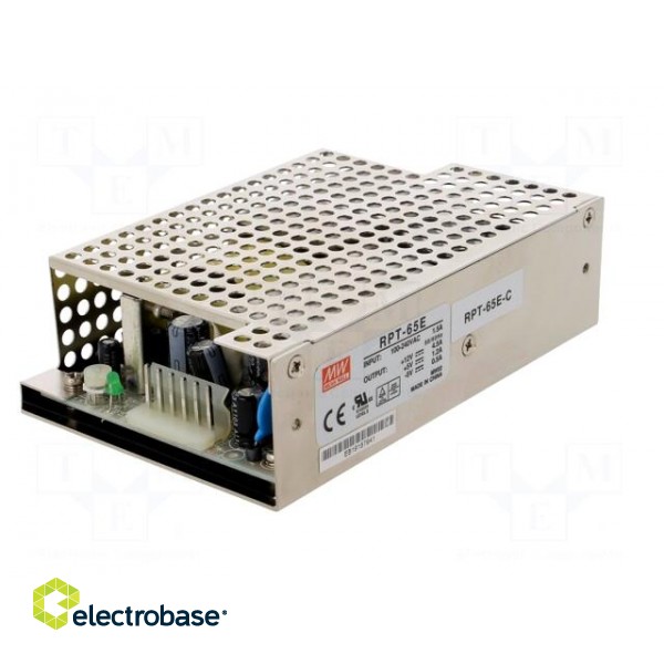 Power supply: switched-mode | modular | 62.5W | 127÷370VDC | OUT: 3 фото 2