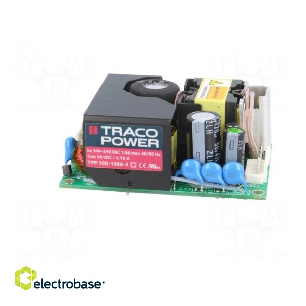 Power supply: switched-mode | open | 100W | 120÷370VDC | 85÷264VAC image 3