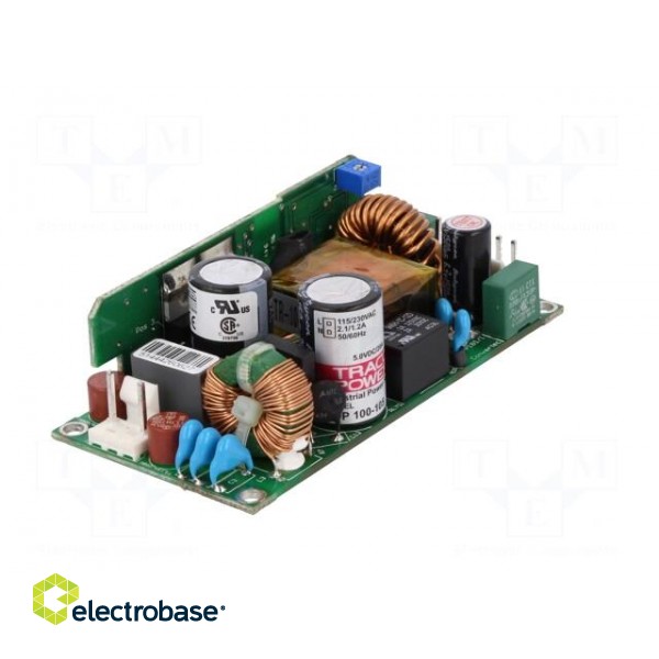 Power supply: switched-mode | open | 100W | 90÷132VAC,187÷264VAC image 6