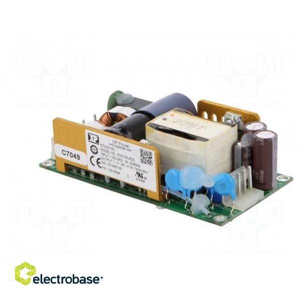 Power supply: switched-mode | open | 130W | 80÷264VAC | OUT: 1 | 28VDC image 4