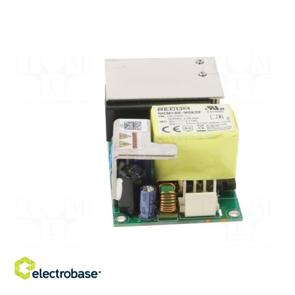 Power supply: switched-mode | open | 130W | 85÷264VAC | 36VDC | 3.61A image 9