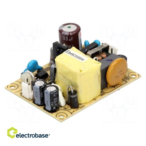 Power supply: switched-mode | open | 15.02W | 120÷370VDC | 85÷264VAC paveikslėlis 1