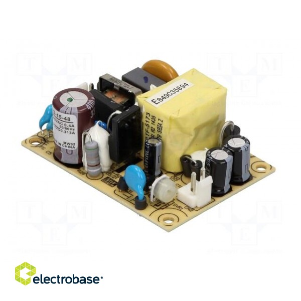 Power supply: switched-mode | open | 15.02W | 120÷370VDC | 85÷264VAC paveikslėlis 8