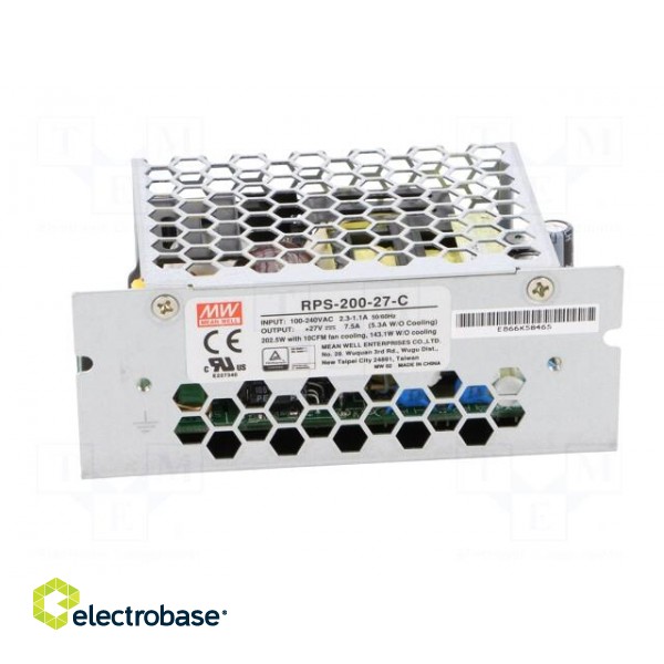 Power supply: switched-mode | open | 200W | 113÷370VDC | 80÷264VAC image 3