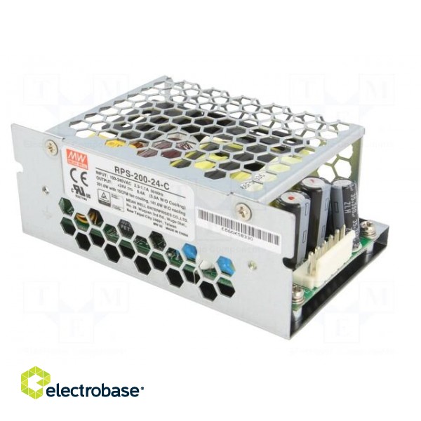 Power supply: switched-mode | open | 200W | 113÷370VDC | 80÷264VAC image 4