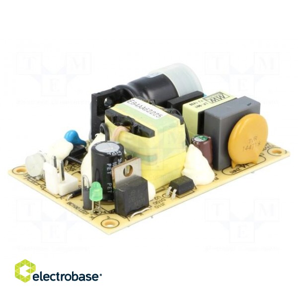 Power supply: switched-mode | open | 25.2W | 120÷370VDC | 85÷264VAC paveikslėlis 1