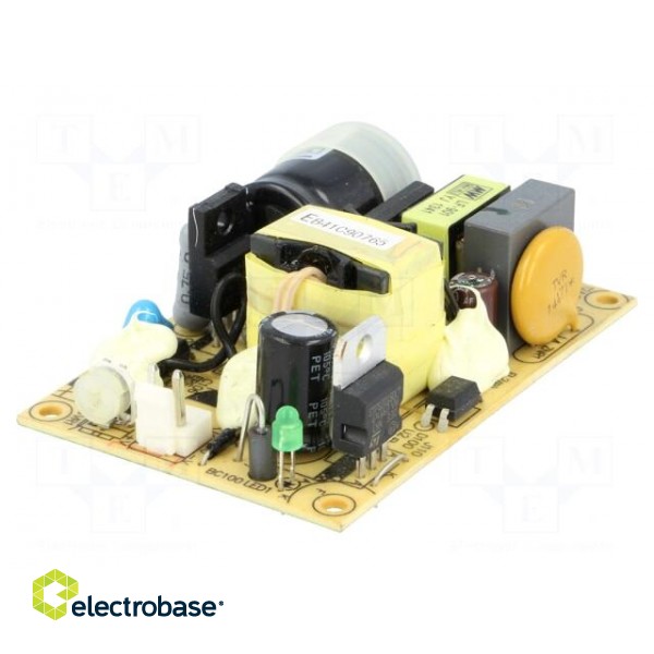 Power supply: switched-mode | open | 25.65W | 120÷370VDC | 85÷264VAC image 1