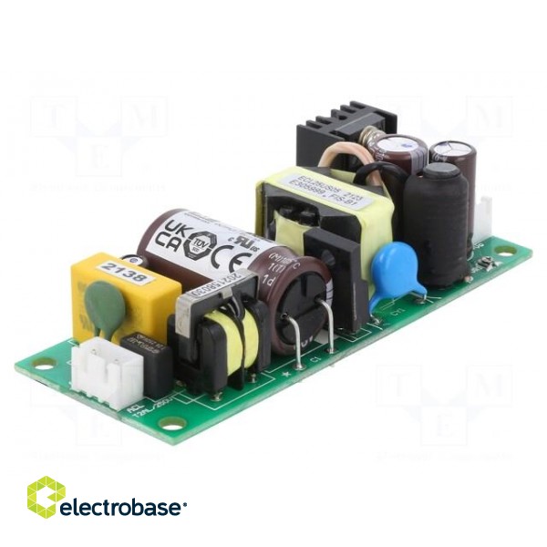 Power supply: switched-mode | open | 25W | 120÷370VDC | 85÷264VAC image 1