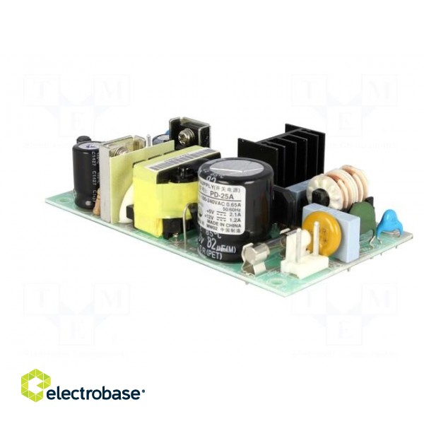 Power supply: switched-mode | open | 25W | 120÷370VDC | 90÷264VAC фото 4