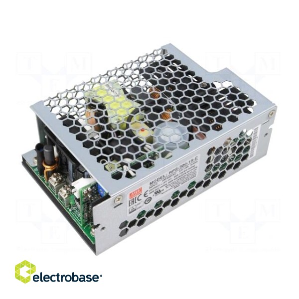 Power supply: switched-mode | open | 300W | 127÷370VDC | 90÷264VAC image 1