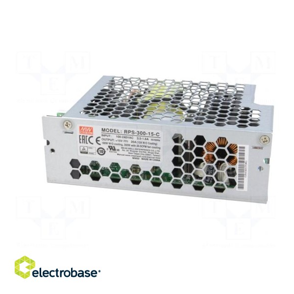 Power supply: switched-mode | open | 300W | 127÷370VDC | 90÷264VAC image 3