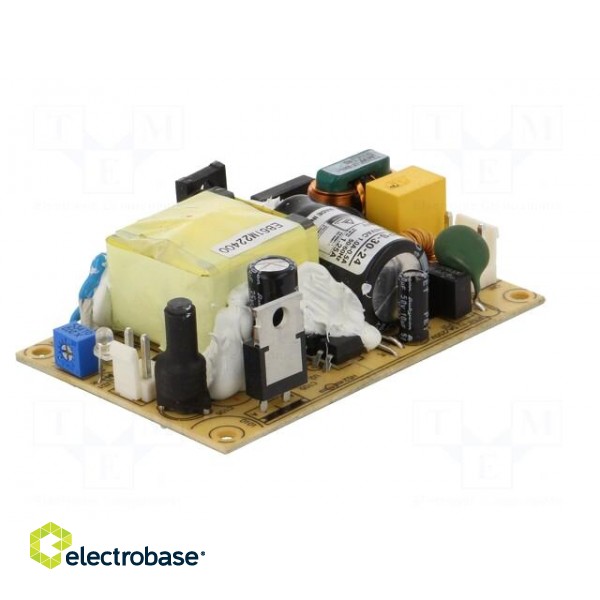 Power supply: switched-mode | open | 30W | 80÷264VAC | OUT: 1 | 24VDC paveikslėlis 6