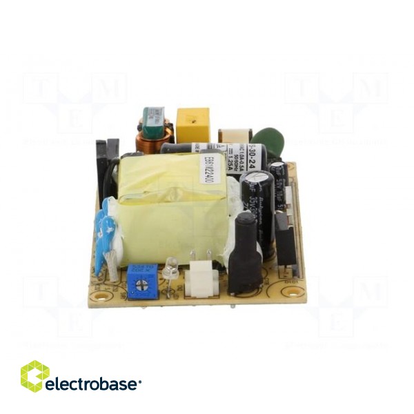 Power supply: switched-mode | open | 30W | 80÷264VAC | OUT: 1 | 24VDC paveikslėlis 5