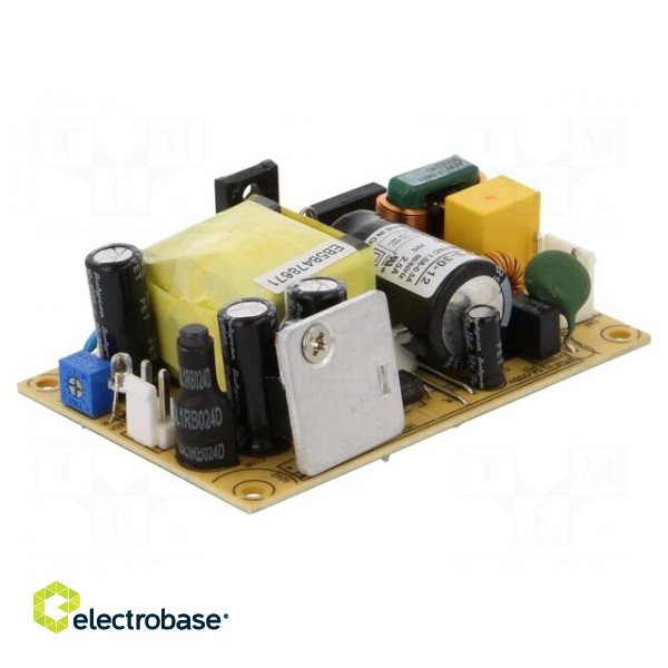 Power supply: switched-mode | open | 30W | 80÷264VAC | OUT: 1 | 2.5A image 1