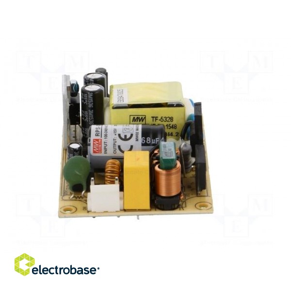 Power supply: switched-mode | open | 30W | 80÷264VAC | OUT: 1 | 2A | 89% image 9