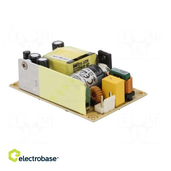 Power supply: switched-mode | open | 30W | 80÷264VAC | OUT: 1 | 4A | 84% paveikslėlis 8