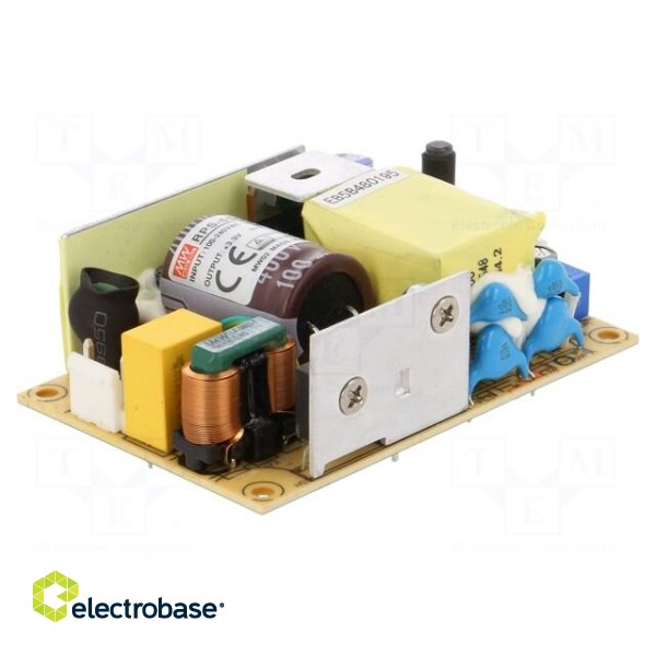 Power supply: switched-mode | open | 33W | 80÷264VAC | OUT: 1 | 3.3VDC фото 1