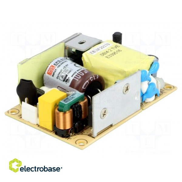 Power supply: switched-mode | open | 33W | 80÷264VAC | OUT: 1 | 3.3VDC paveikslėlis 1