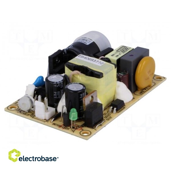 Power supply: switched-mode | open | 39.15W | 120÷370VDC | 85÷264VAC paveikslėlis 1