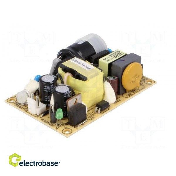 Power supply: switched-mode | open | 39.6W | 120÷370VDC | 85÷264VAC paveikslėlis 2