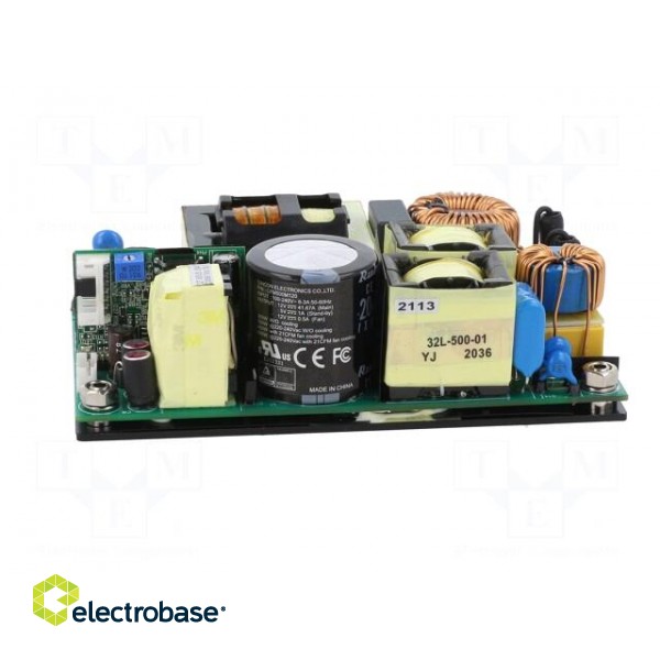 Power supply: switched-mode | open | 390/500W | 80÷264VDC | 80÷264VAC image 3