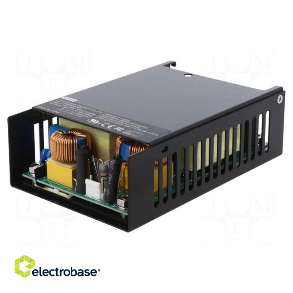 Power supply: switched-mode | open | 390/500W | 80÷264VDC | 80÷264VAC paveikslėlis 1