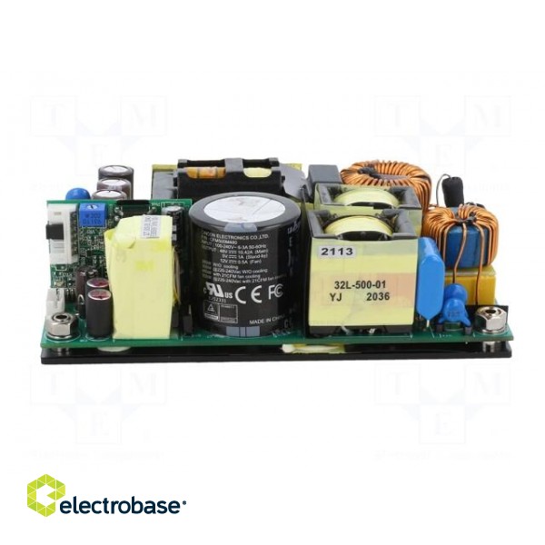 Power supply: switched-mode | open | 390/500W | 80÷264VDC | 80÷264VAC image 3
