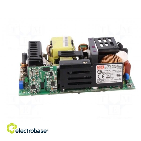 Power supply: switched-mode | open | 400W | 113÷370VDC | 80÷264VAC image 3