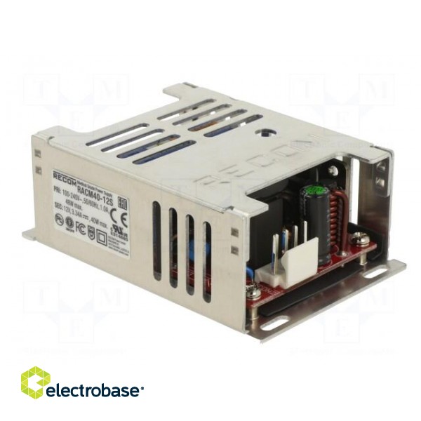 Power supply: switched-mode | open | 40W | 100÷370VDC | 85÷264VAC image 8